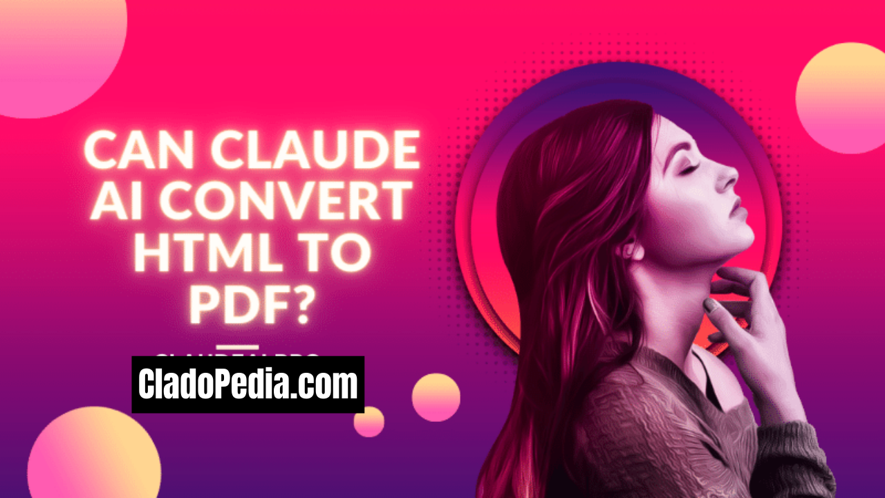 Can Claude 3 AI Convert HTML to PDF