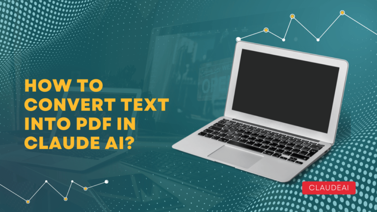 How to Convert Text Into PDF in Claude AI